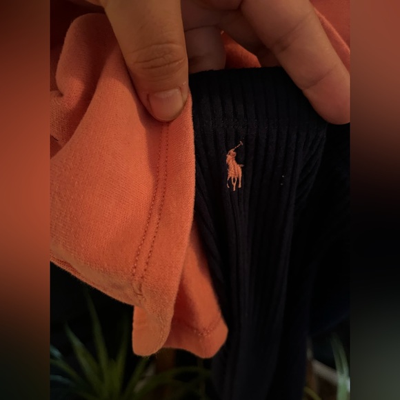 NWT POLO RALPH LAUREN Baby Big Pony Top & Leggings Set In Desert Rose Size 18M - Picture 12 of 15